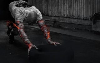 Beintraining für Kampfsportler